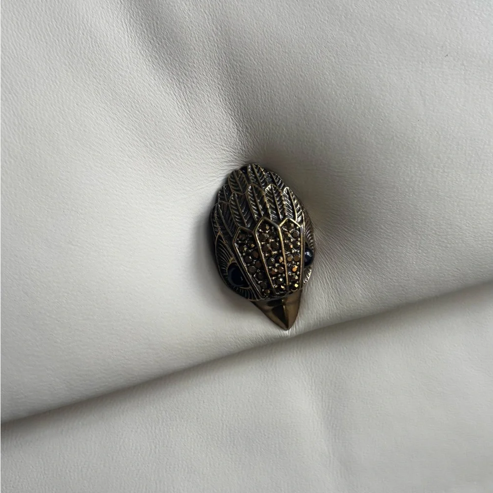 Authentic KURT GEIGER XL Pillow leather flap magnetic  shoulder bag - Picture 3 of 15